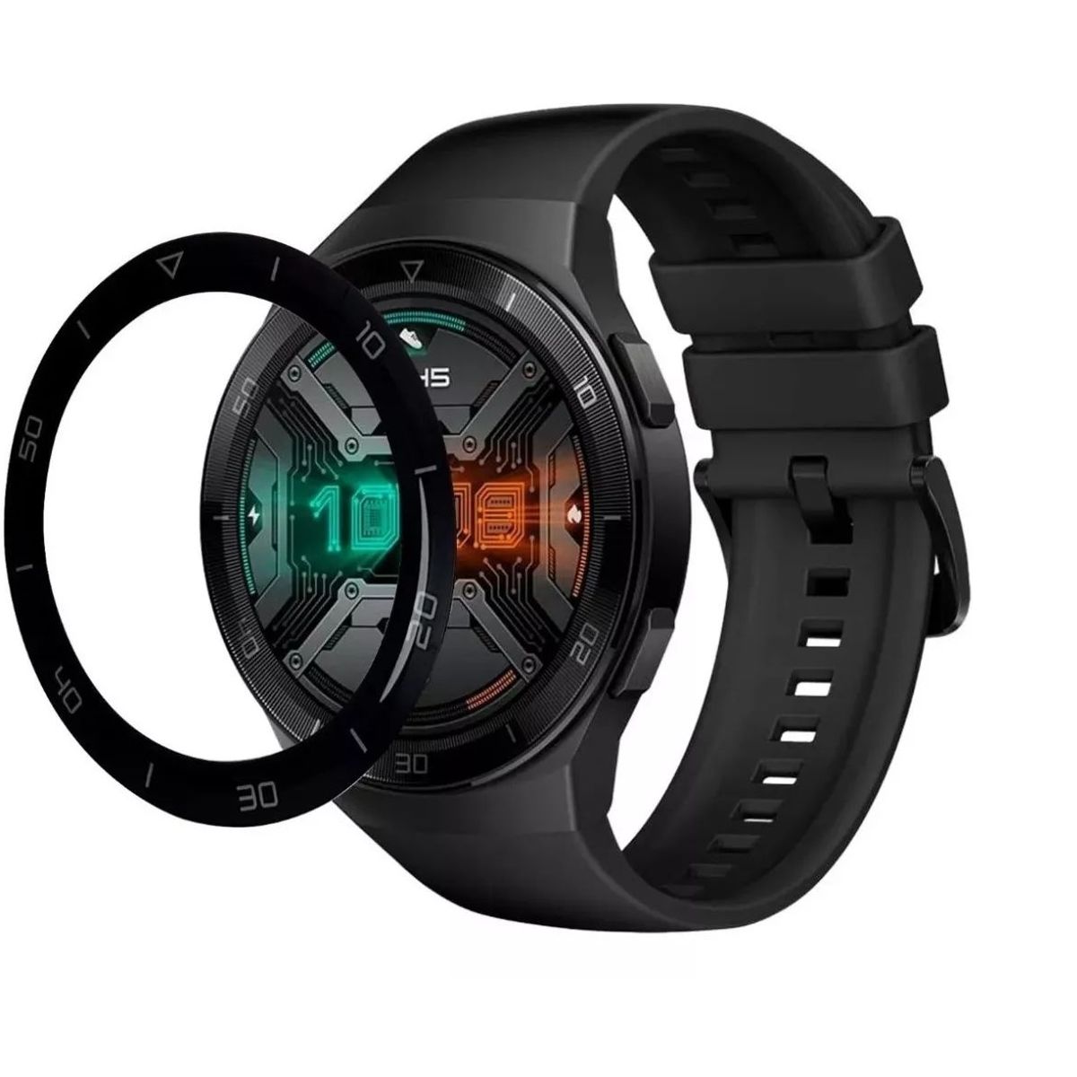 GENERICO - Vidrio Cerámico Irrompible Protector Huawei Watch GT 3 46mm