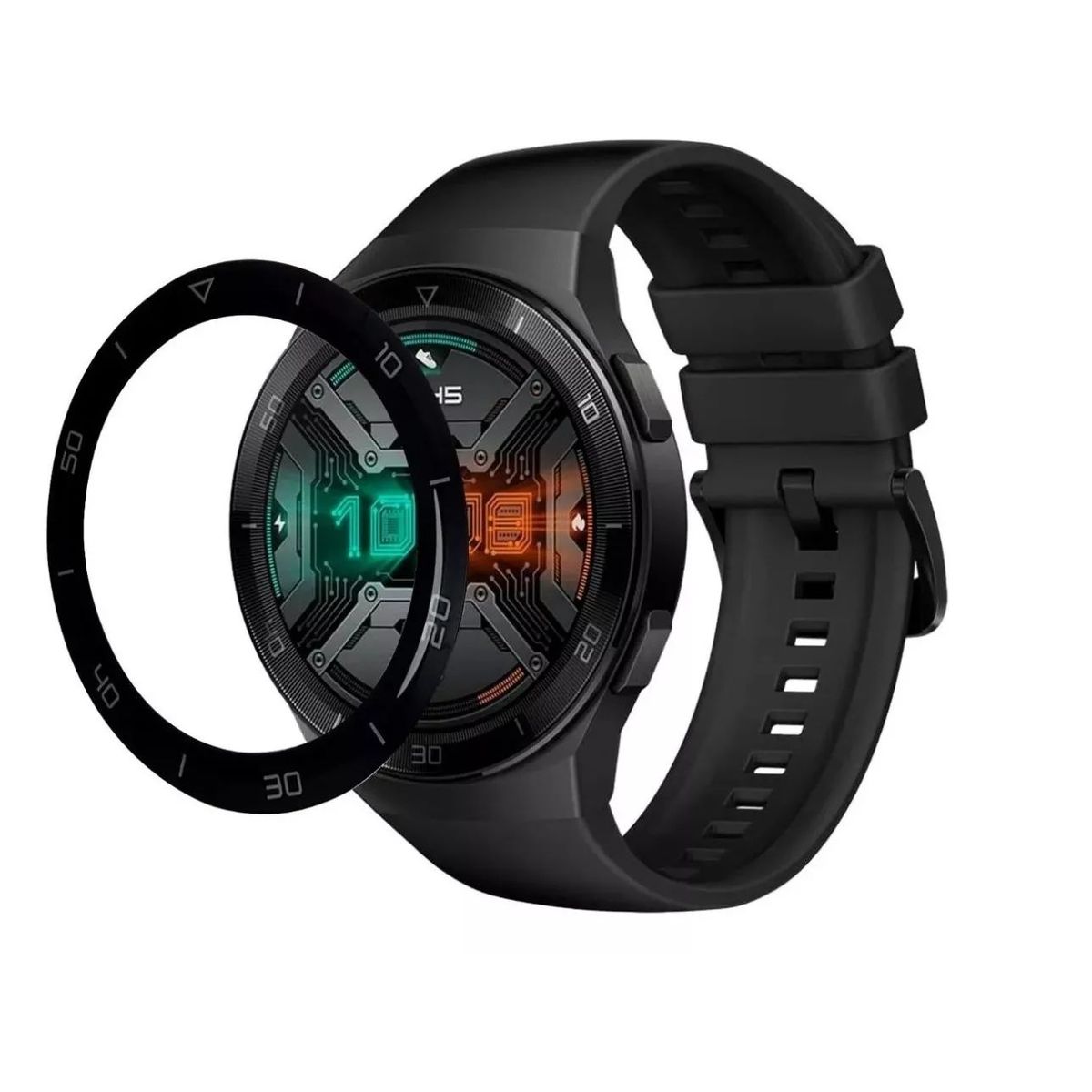 GENERICO - Vidrio Cerámico Irrompible Protector Huawei Watch GT 3 46mm