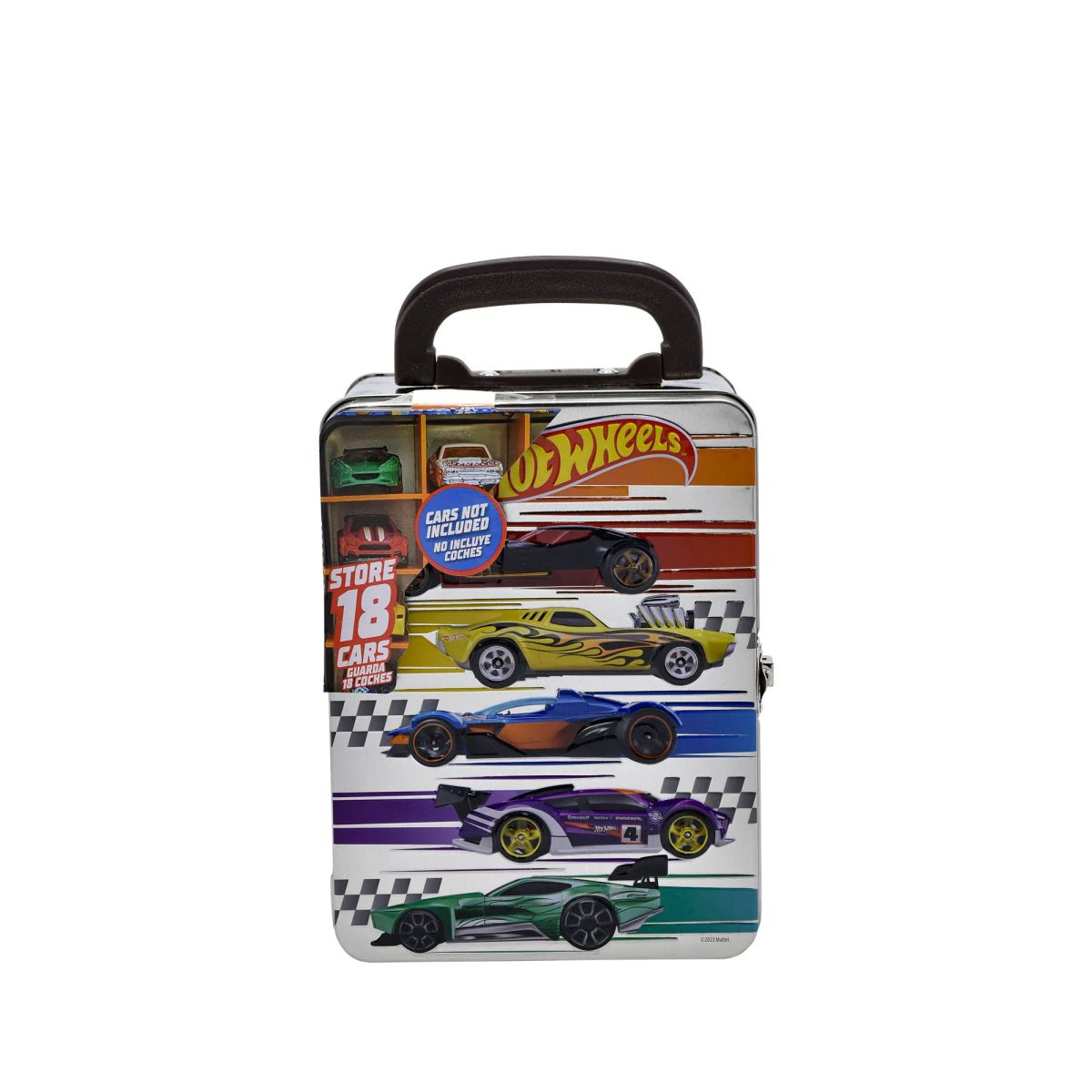 HOT WHEELS - Organizador Metálico para 18 Carros Hot Wheels Gris