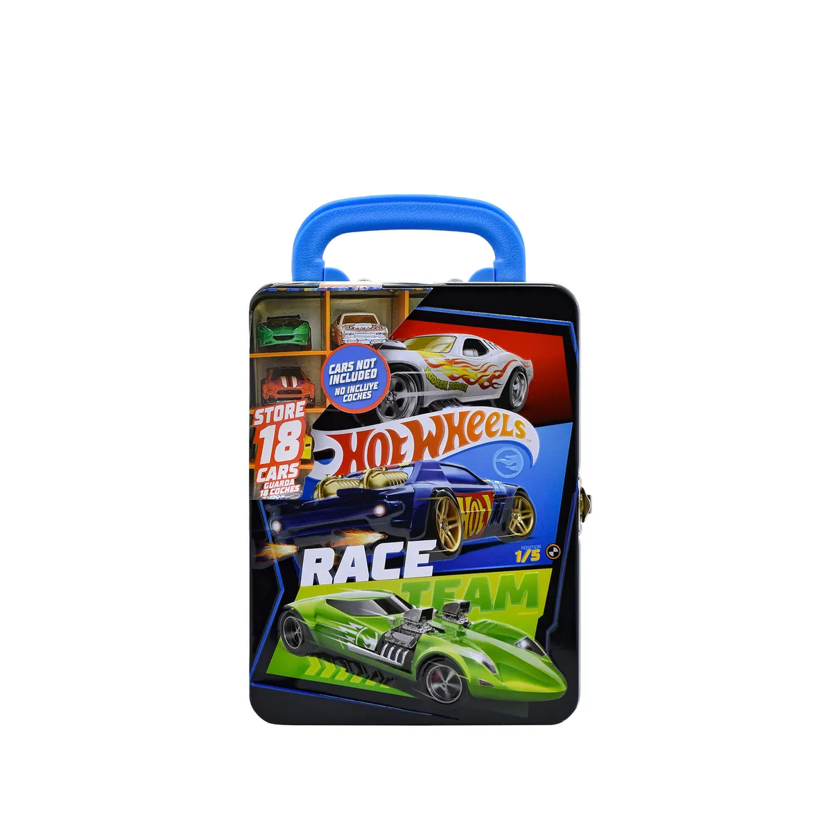 HOT WHEELS - Organizador Metálico para 18 Carros Hot Wheels Negro