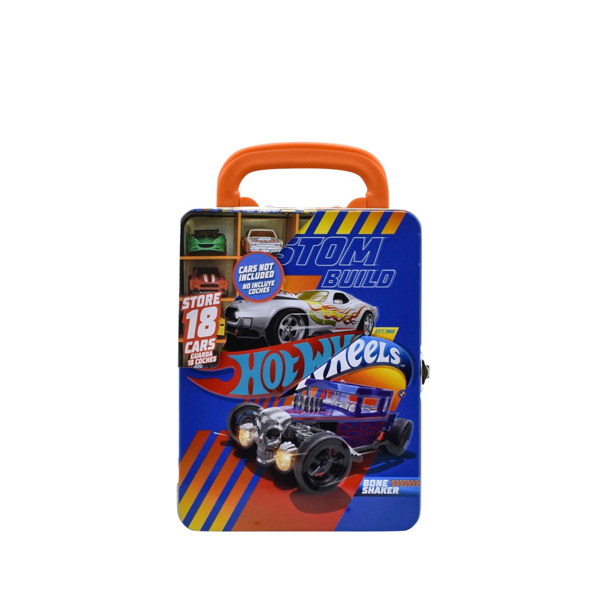 HOT WHEELS - Organizador Metálico para 18 Carros Hot Wheels Azul