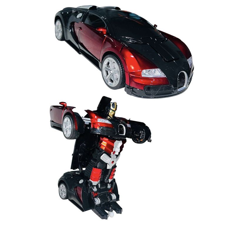 GENERICO - Carro A Control Remoto Transformers Bugatti Nightwave.