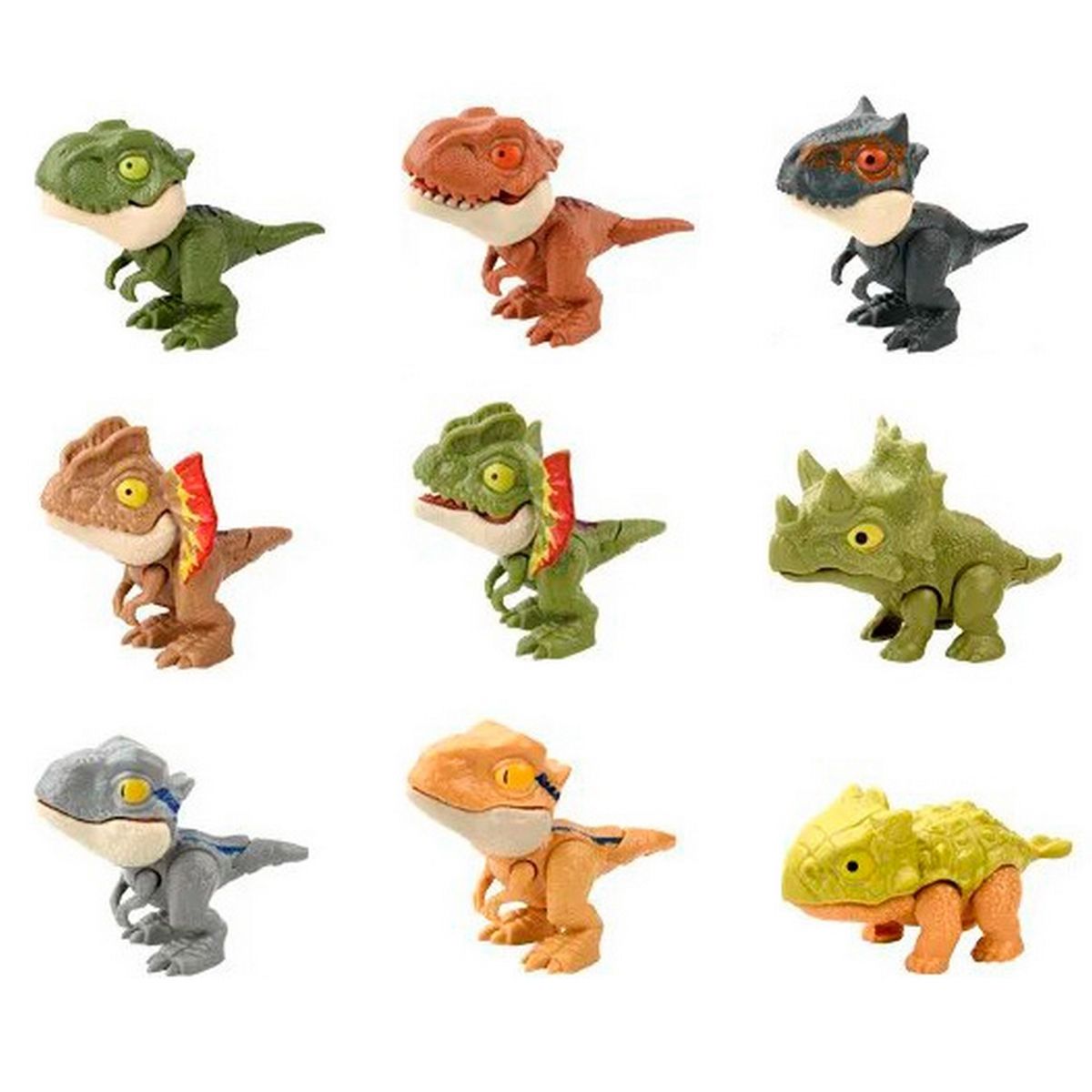 DAYOSHOP - Dinosaurio Coleccionable Juguete Niño Huevo Sorpresa X 6 Pcs