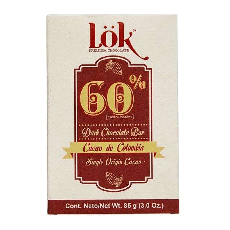 GENERICO - Chocolate Lok Premium Barra 60% Cacao X 85Gr
