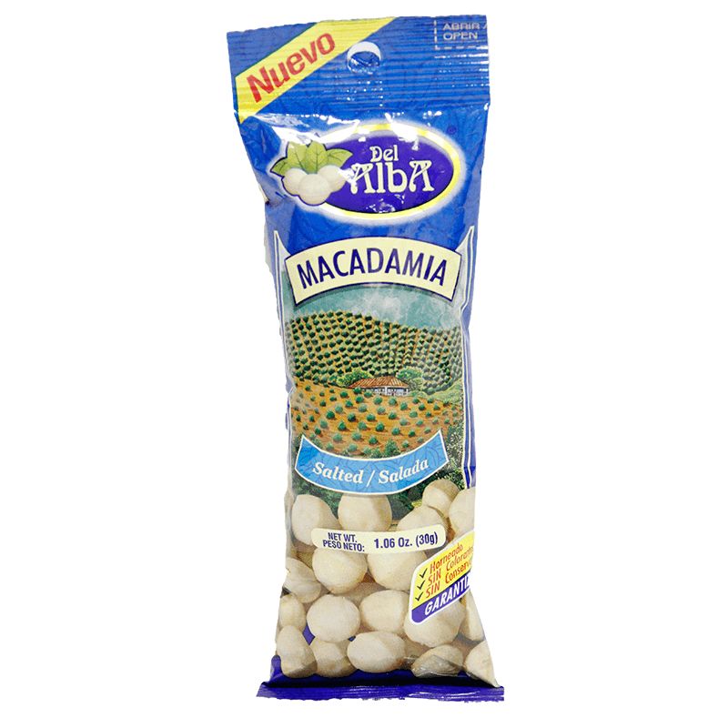 GENERICO - Del Alba Macadamia Salada 30 Gramos