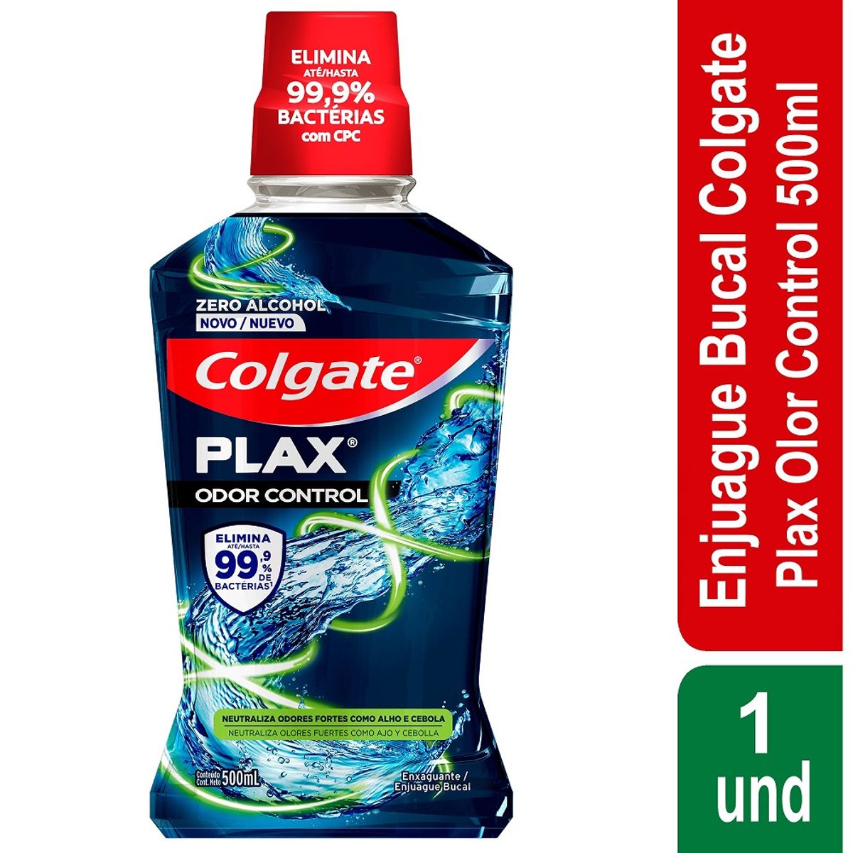 COLGATE - Enjuague Bucal Colgate Plax Odor Control 500ml