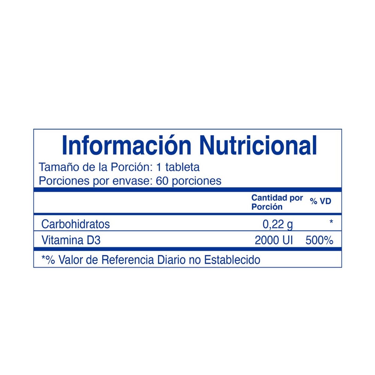 BENET - Vitamina D3 Benet 2000 Ui X 60 Tabletas