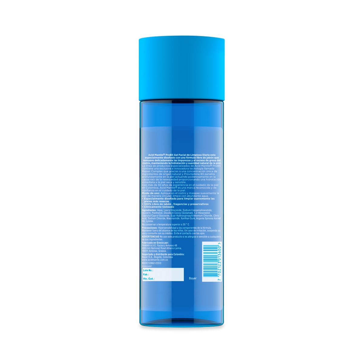 ACID MANTLE - Gel Limpiador Facial Acid-Mantle Prob5 X 200ml