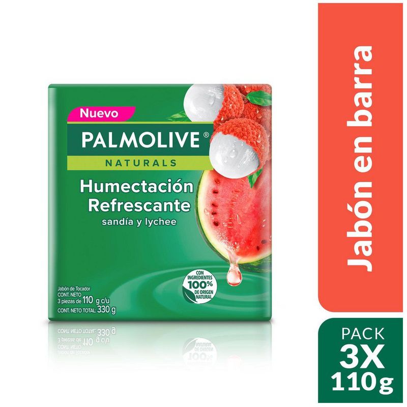 PALMOLIVE - Jabon Palmolive Humectante Refrescante X 110G X 3Und.---