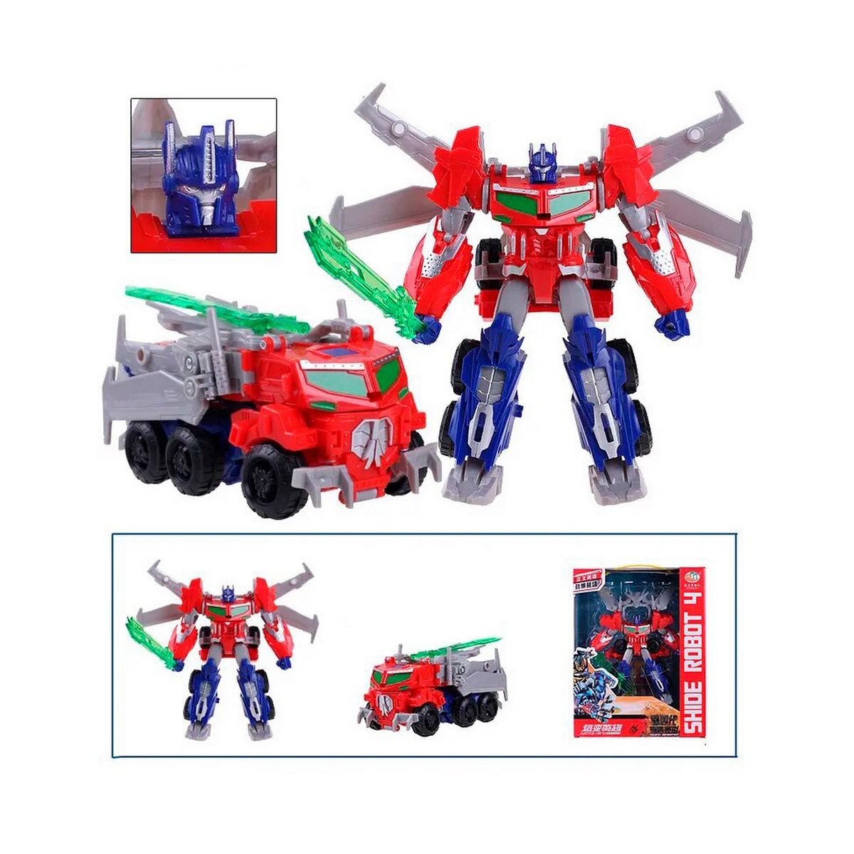 DAYOSHOP - Optimus Prime Carro Transformers Coleccionable Transformable