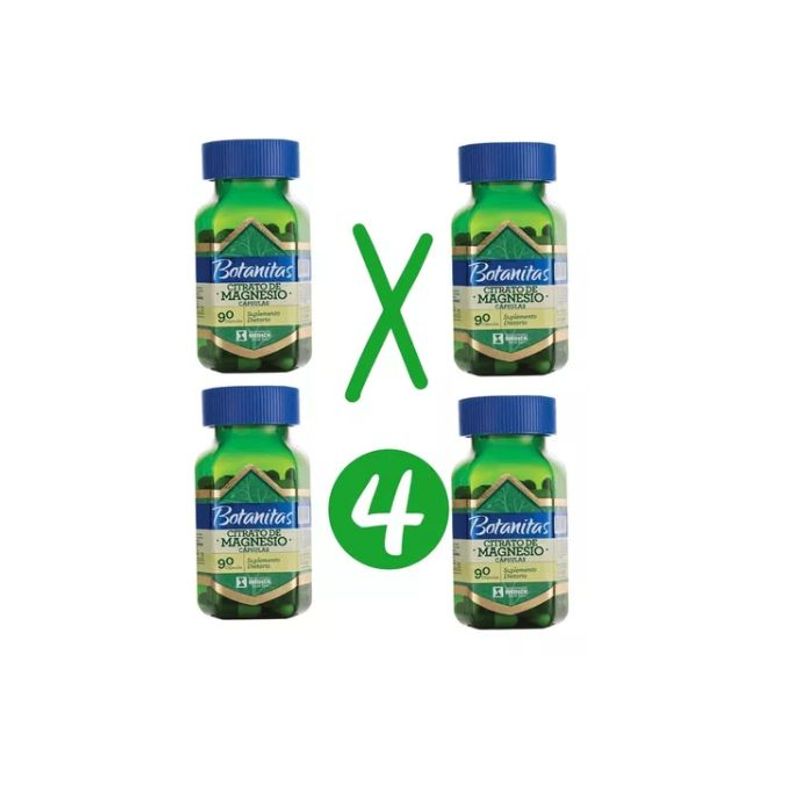 LABORATORIOS MEDICK - Citrato De Magnesio X4 Botanita