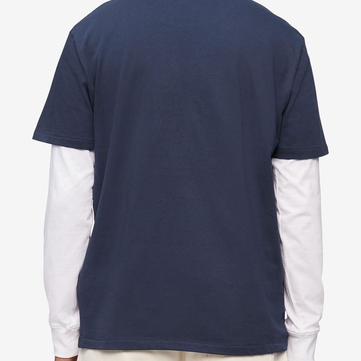 CALVIN KLEIN - Camiseta Manga Corta Smooth Algodón Solid Hombre A Azul Oscuro Calvin Klein