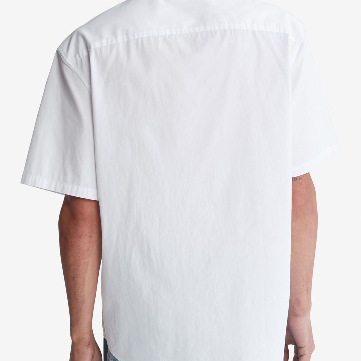 CALVIN KLEIN - Camisa Blanca Sencilla Y Solida Calvin Klein