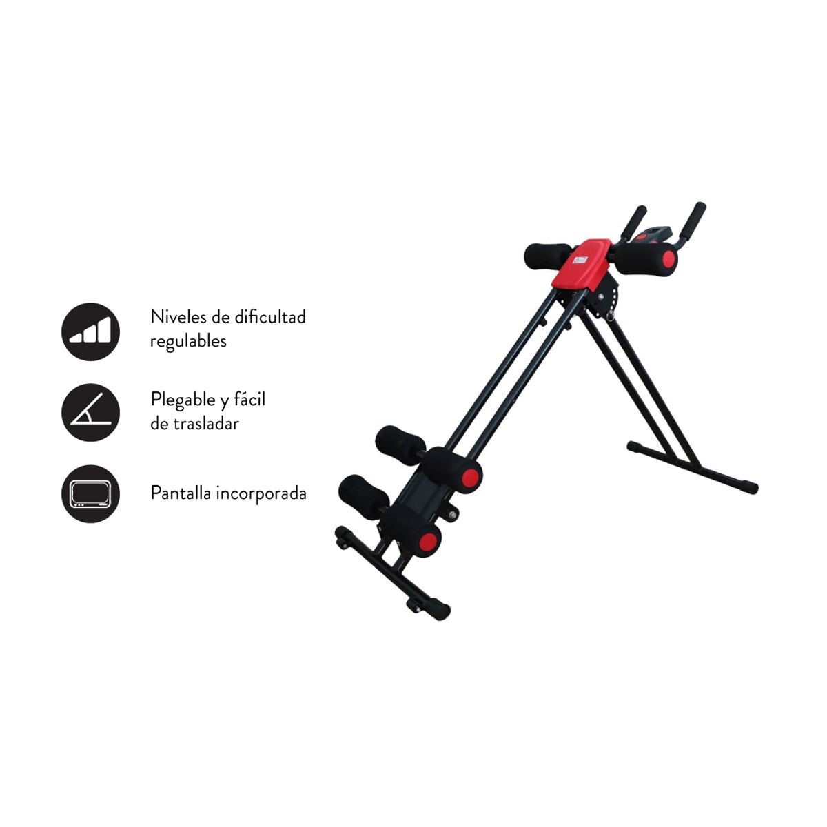 ULTIMATE FITNESS - Máquina Abdominales AB Cruncher - 5 Min Shaper