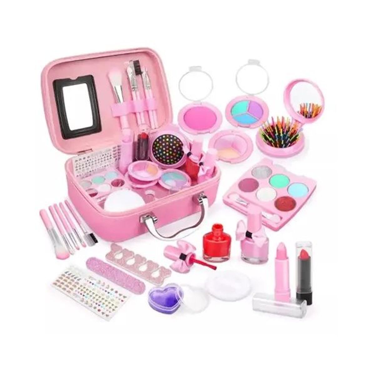 KIDSHOP - Maquillaje Real Para Niñas, Lavable Y No Tóxico Maleta 1247