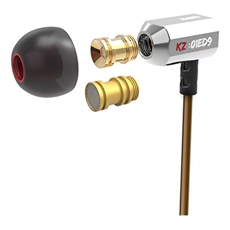 GENERICO - Kz Ed9 Plata Tuning Boquillas Auriculares In-ear
