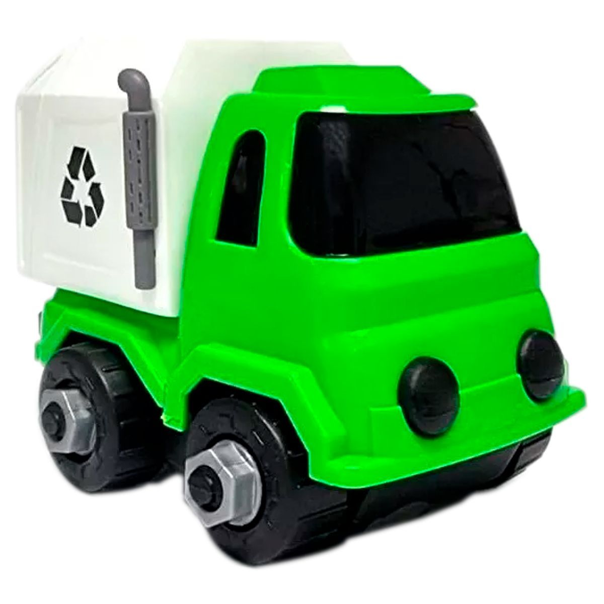 GENERICO - Set X4 Carros Bebés Camión Basura Residuos  Basureros