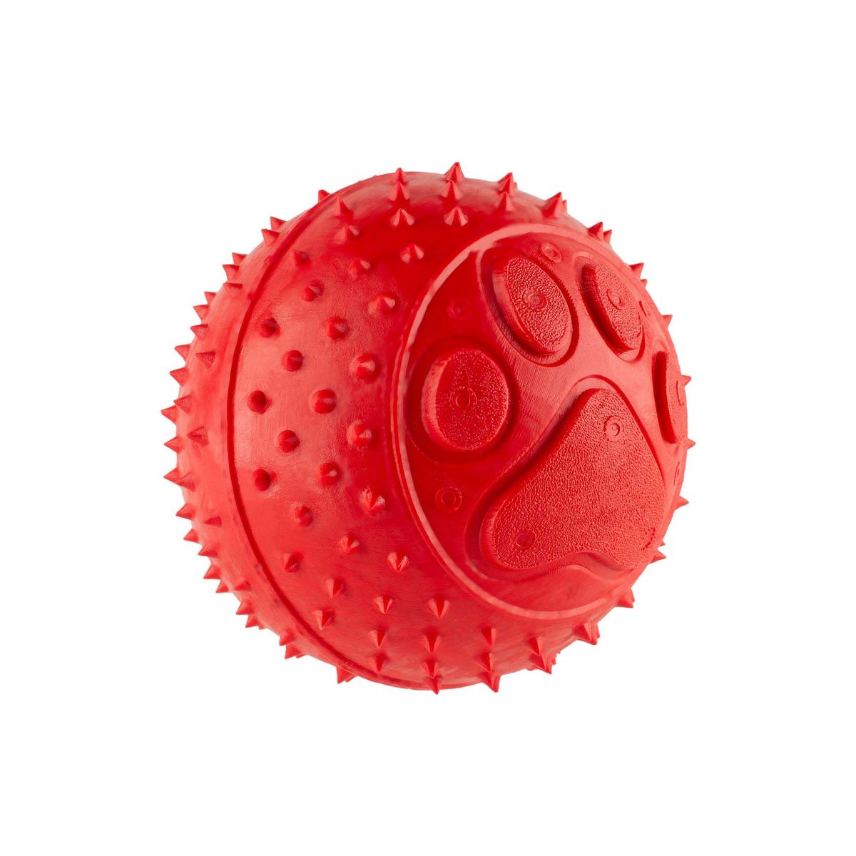 ENERGY PLUS - Juguete Pelota Perros Limpia Sarro Rojo