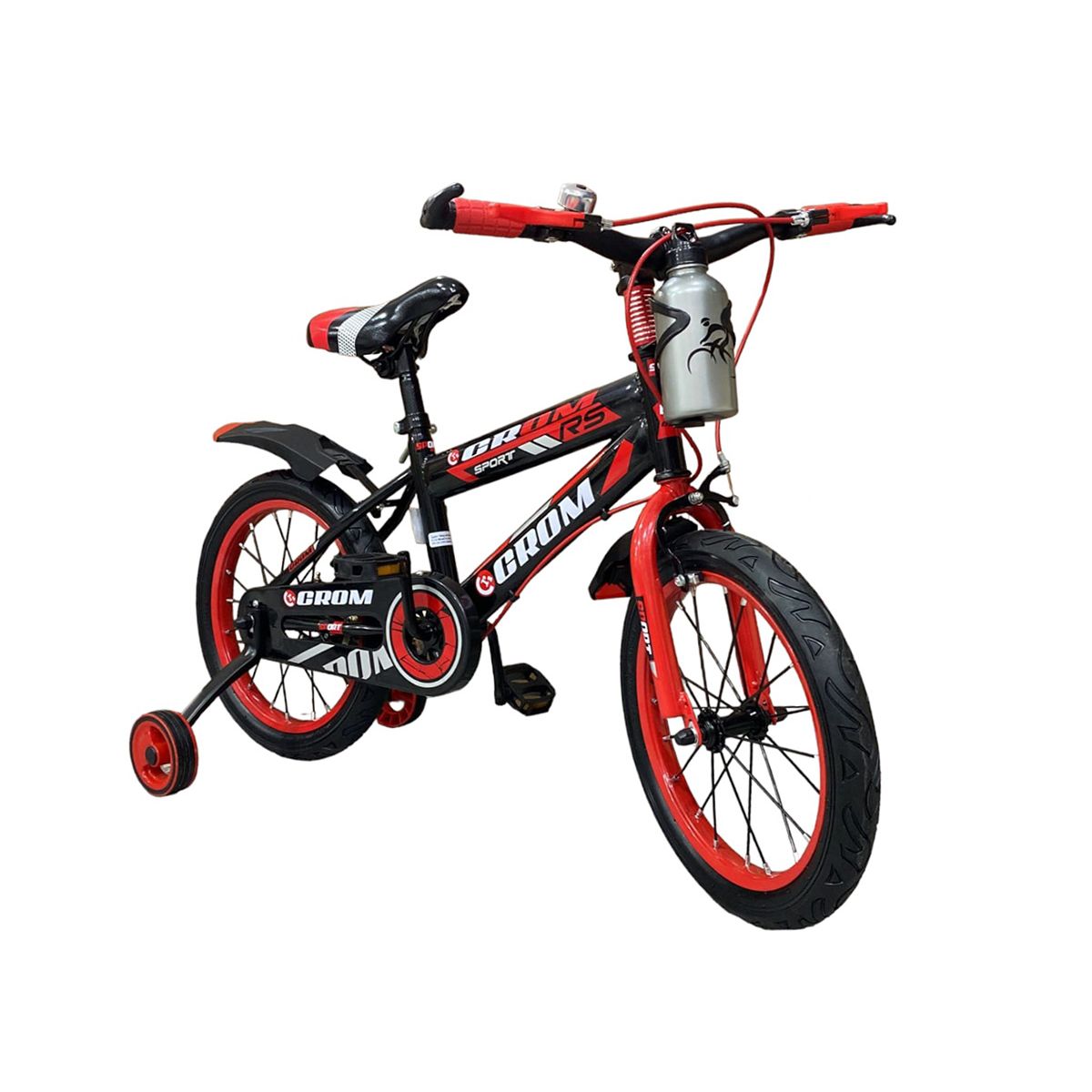 CROM - BICICLETA RIN 16 PARA NIÑOS CON AUXILIARES BIKE-4000