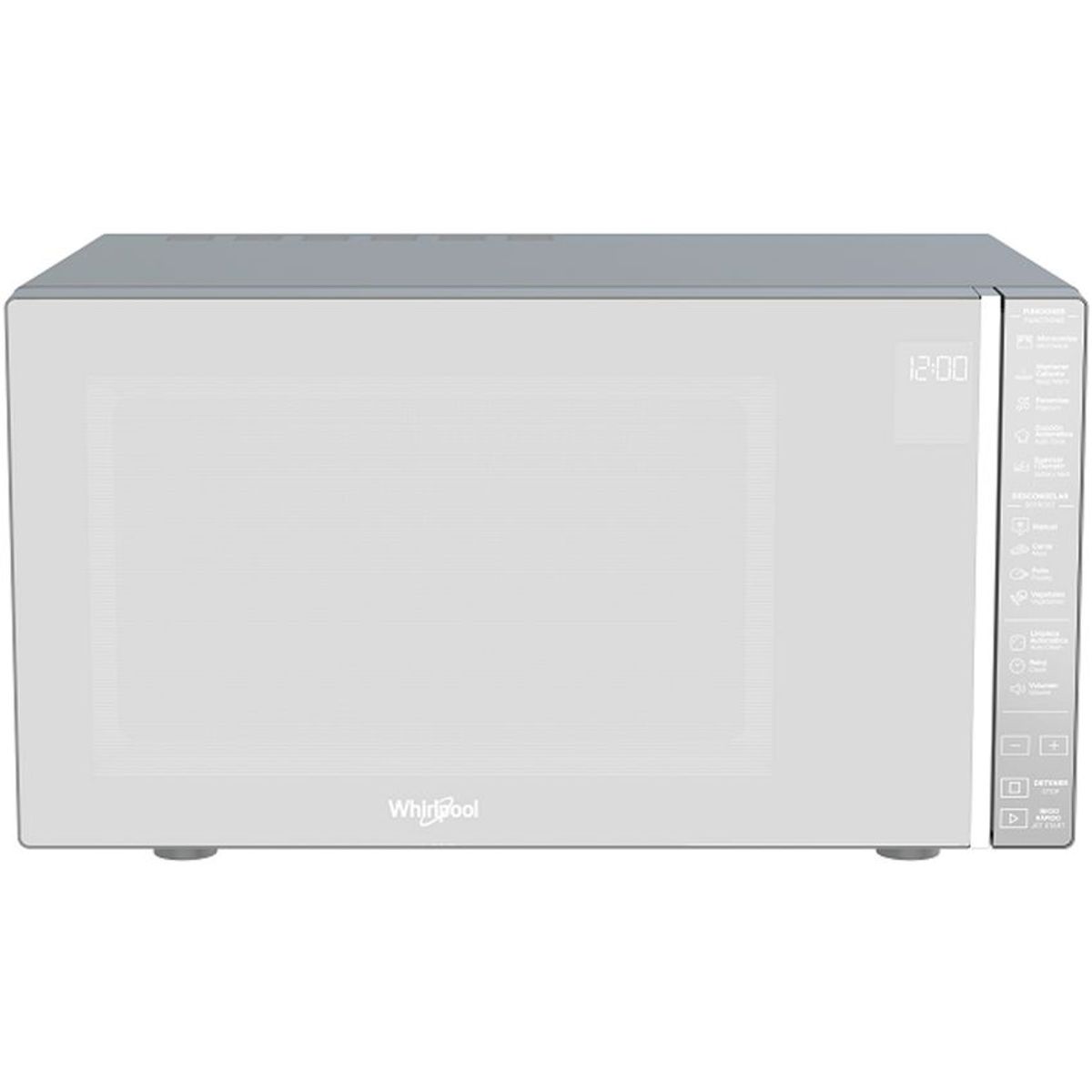 WHIRLPOOL - Microondas whirlpool de mesa 30l acabado espejo