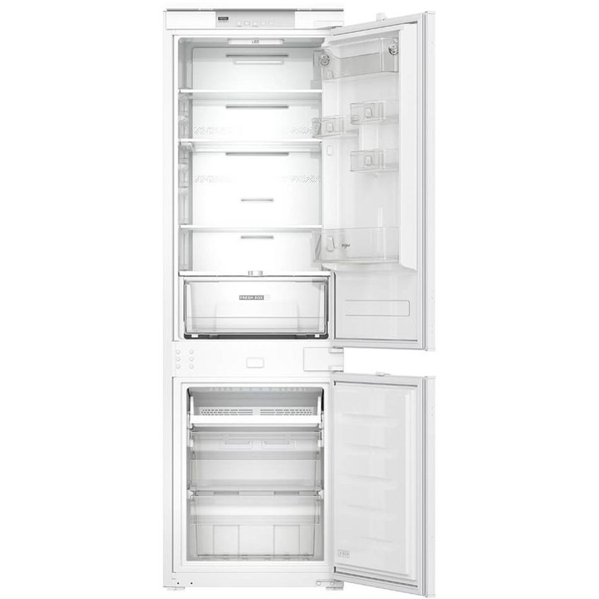 WHIRLPOOL - Nevera whirlpool bottom mount 250l empotrable panelable