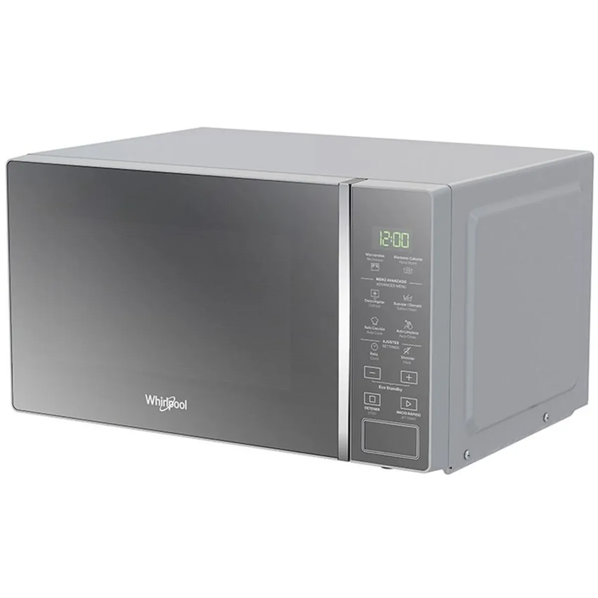 WHIRLPOOL - Microondas whirlpool 20lt silver acabado en espejo