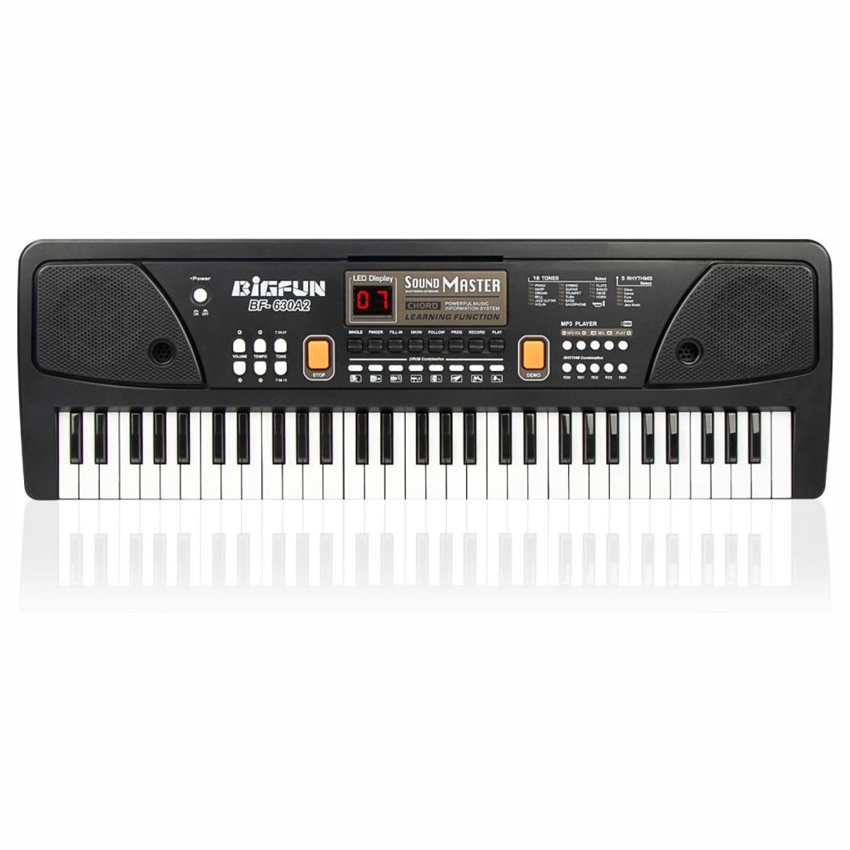 GENERICO - Piano Organeta Musical Para Niños 61 Teclas Bigfun Microfono