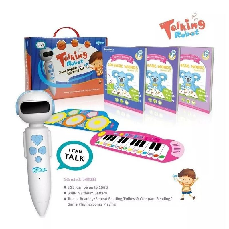 GENERICO - Juego Didactico Infantil Aprendizaje Ingles Talking Robot
