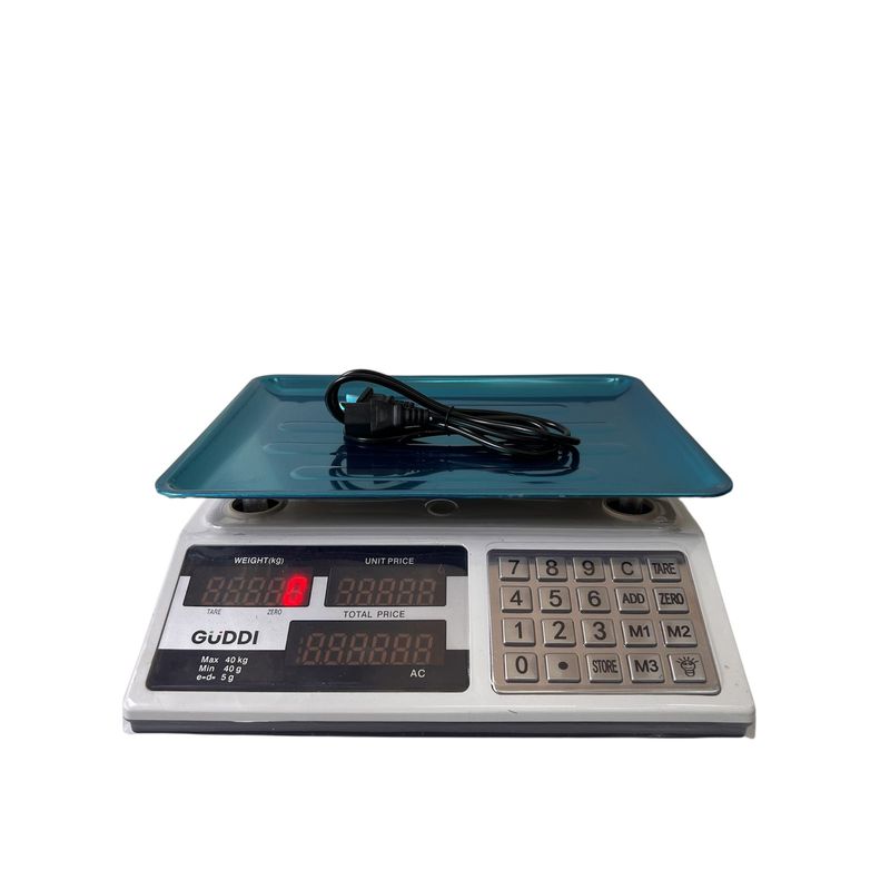 GENERICO - Bascula Electronica Peso Balanza Digital Gramera 40 kg