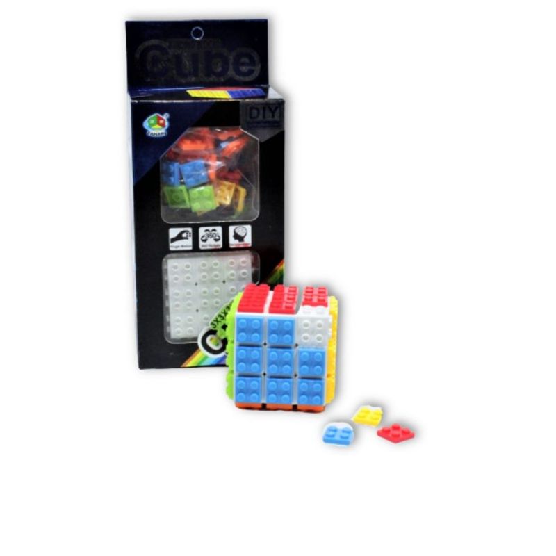 GENERICO - CUBO RUBIK LEGO TIPO LEGO