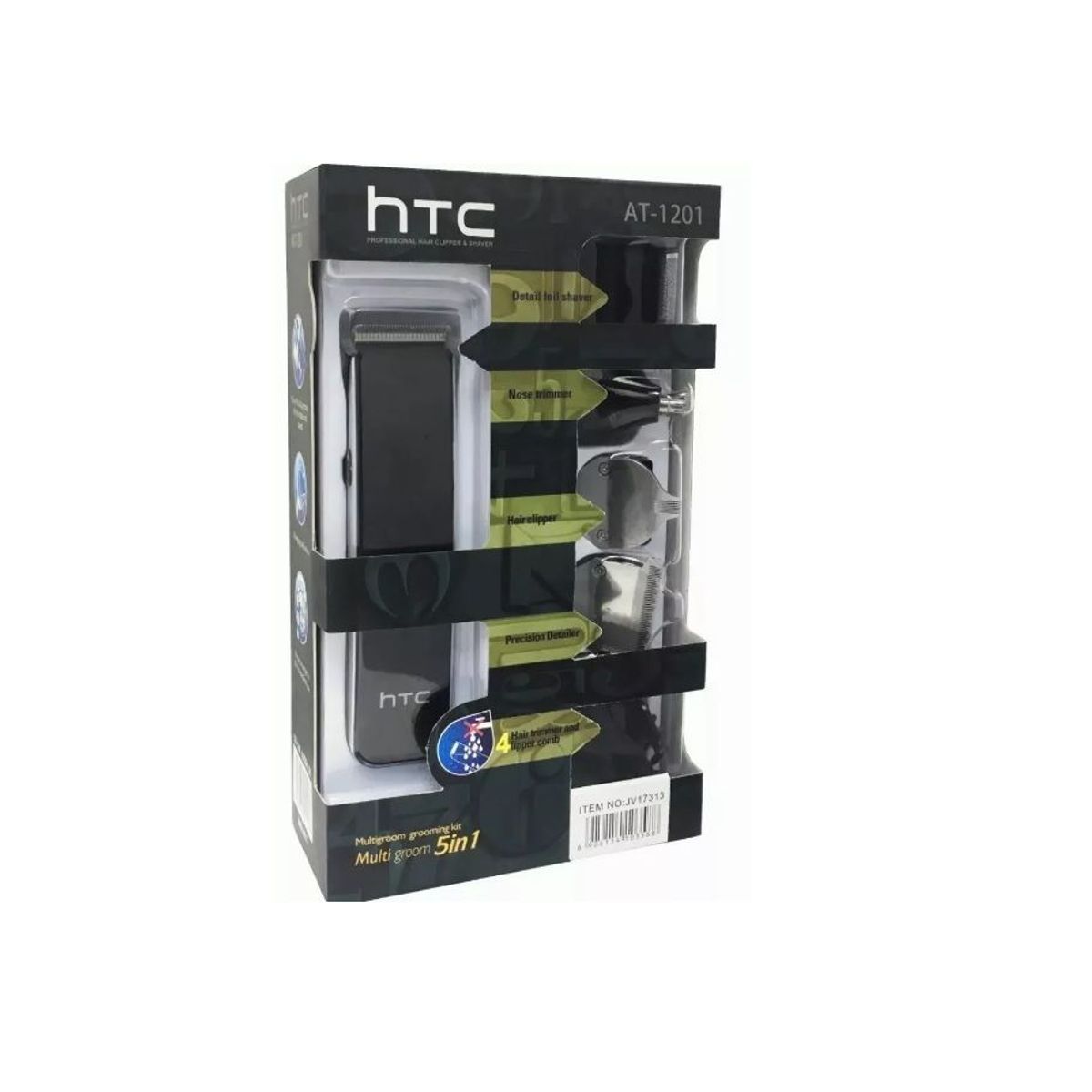 GENERICO - Maquina Rasuradora Recargable Htc 5 En 1