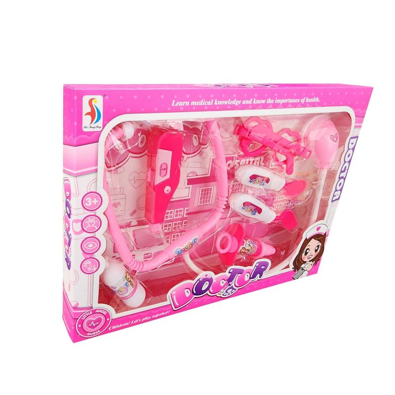 DAYOSHOP - Set Doctora Kit Medico Juguete Niñas Estetoscopio Hospital