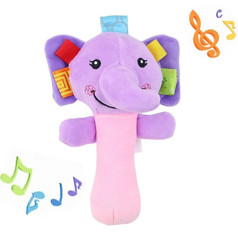 DAYOSHOP - Sonajero Peluche Felpa Estimulación Temprana Bebé Juguete