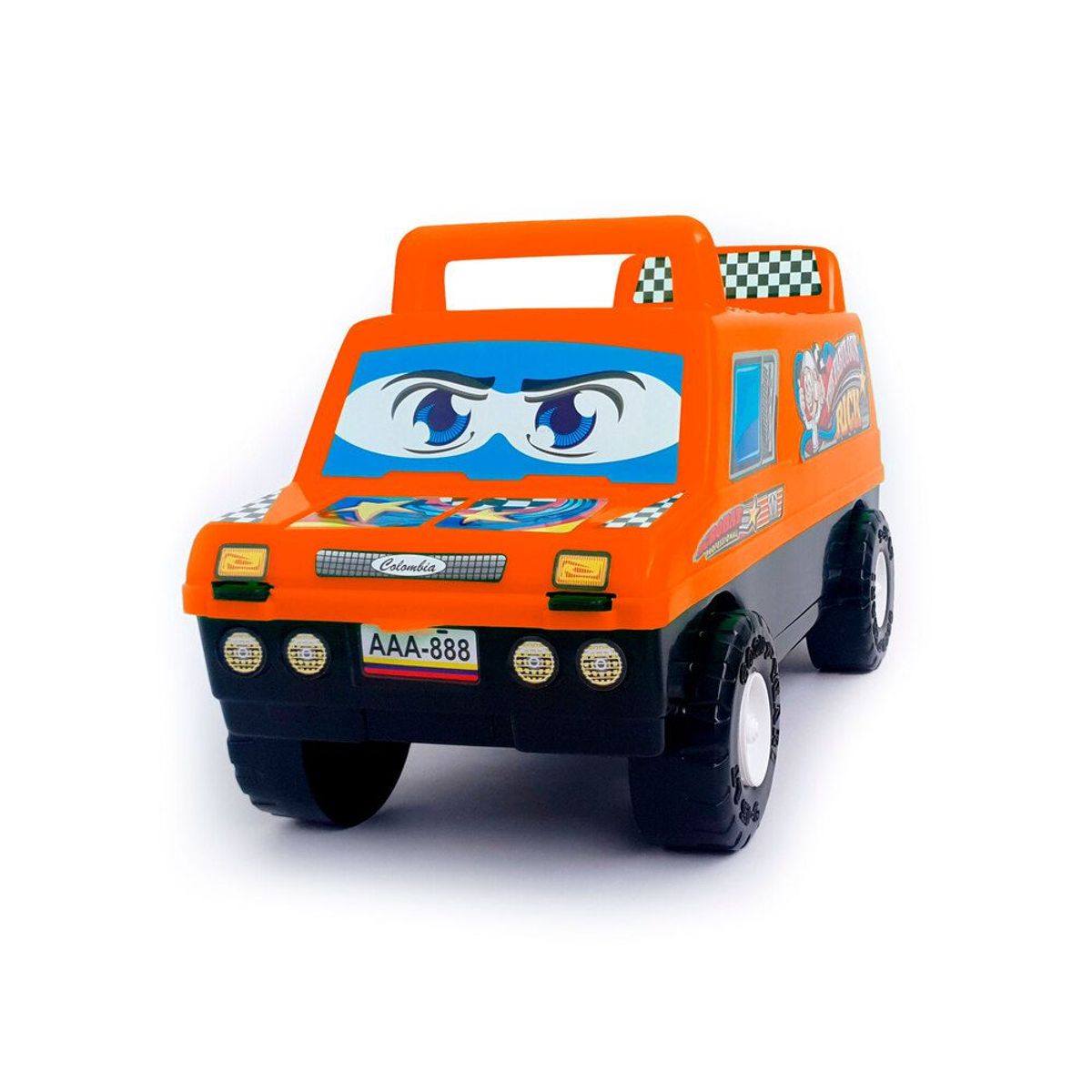 GENERICO - Camioneta Juguete El Fabuloso Rick Naranja.