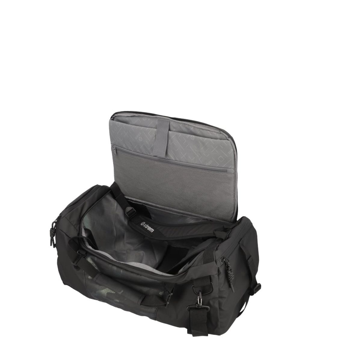 SAMSONITE - Morral Xtrem Mountain Negro Camuflado Mediano