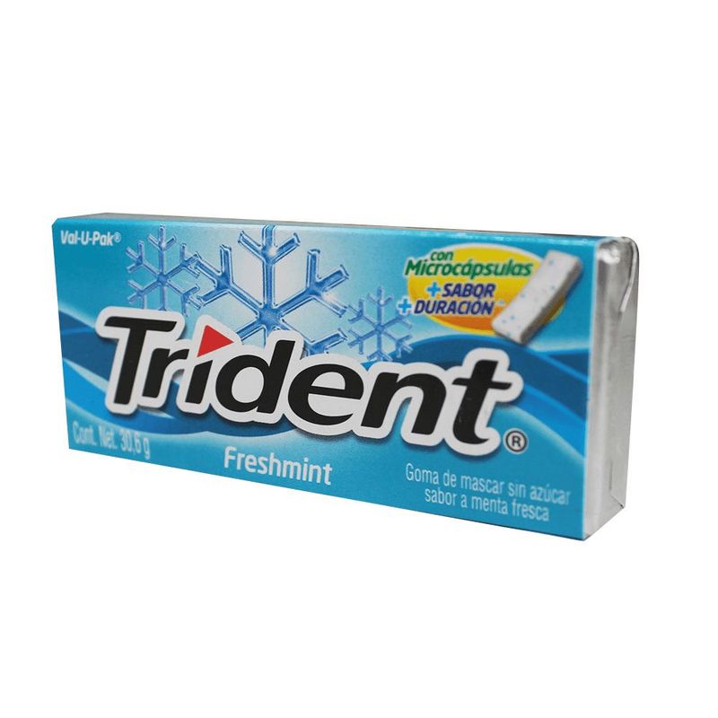 TRIDENT - Chicle Trident Freshmint X 30.6Gr X 18Und