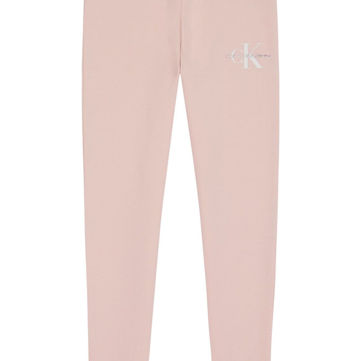 CALVIN KLEIN - Pantalónes De Chándal Con Logo Monograma Rosado Niña Calvin Klein