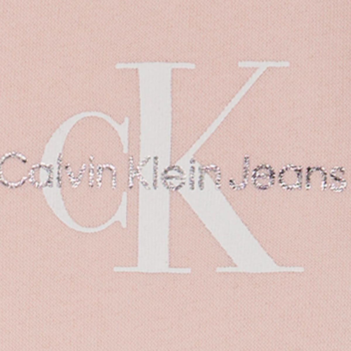 CALVIN KLEIN - Pantalónes De Chándal Con Logo Monograma Rosado Niña Calvin Klein