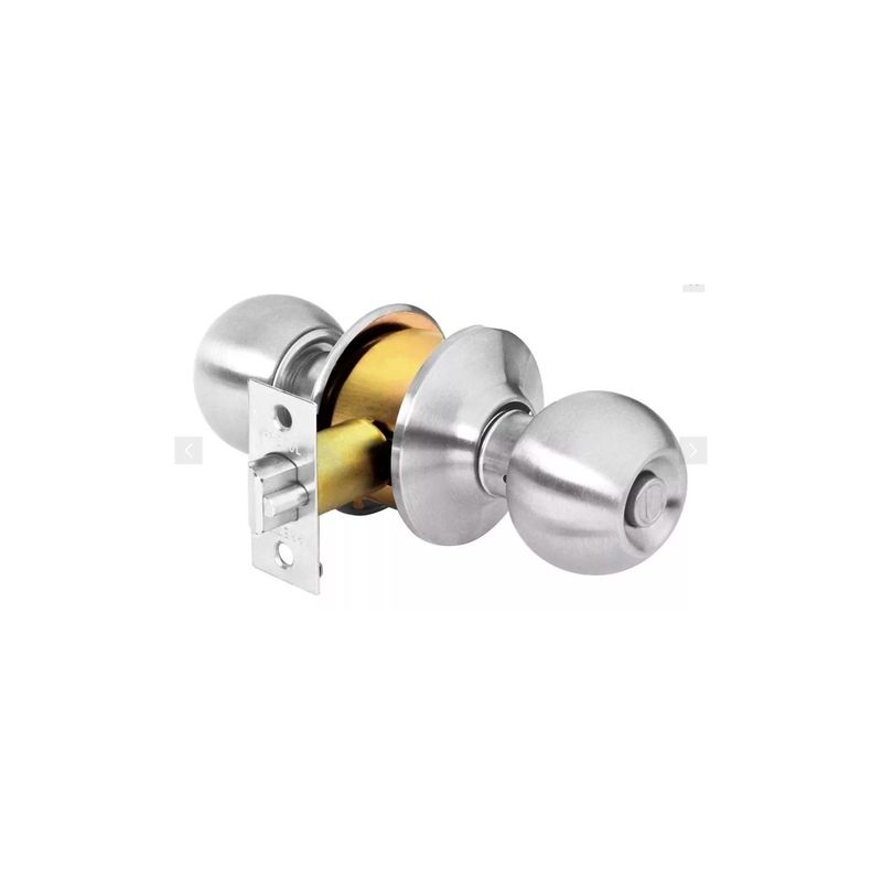 HERMEX - Cerradura Trubal Cromo Mate Recamara Hermex 23565