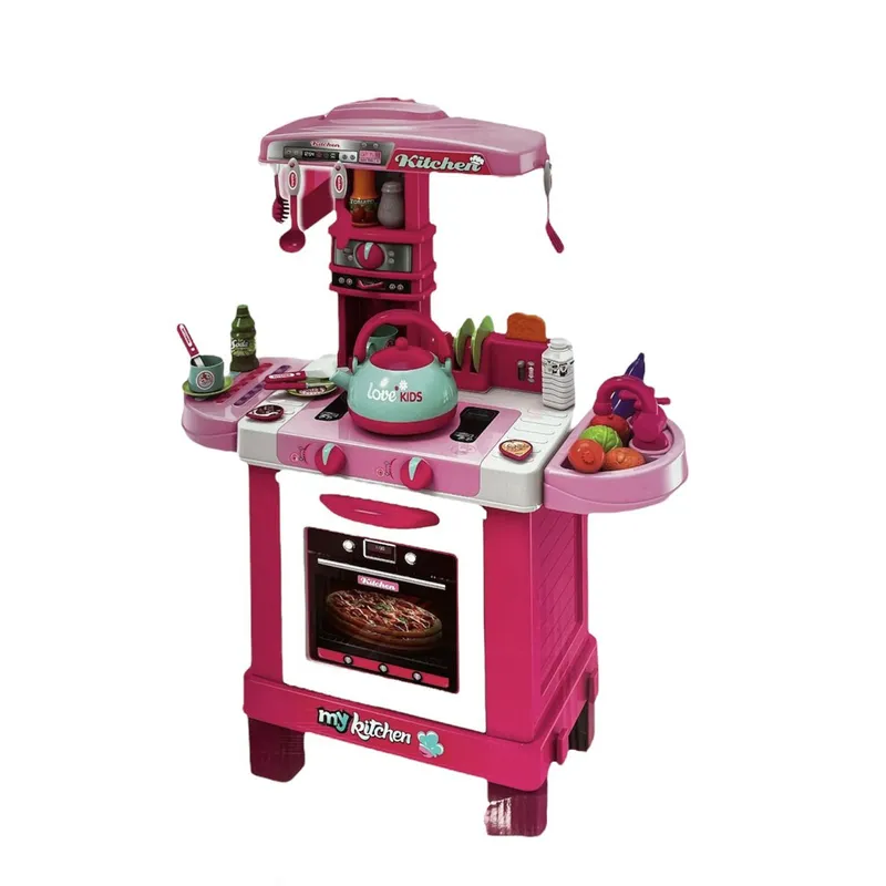 Set Cocina De Juguete Infantil Vapor Agua Sonidos Y GENERICO