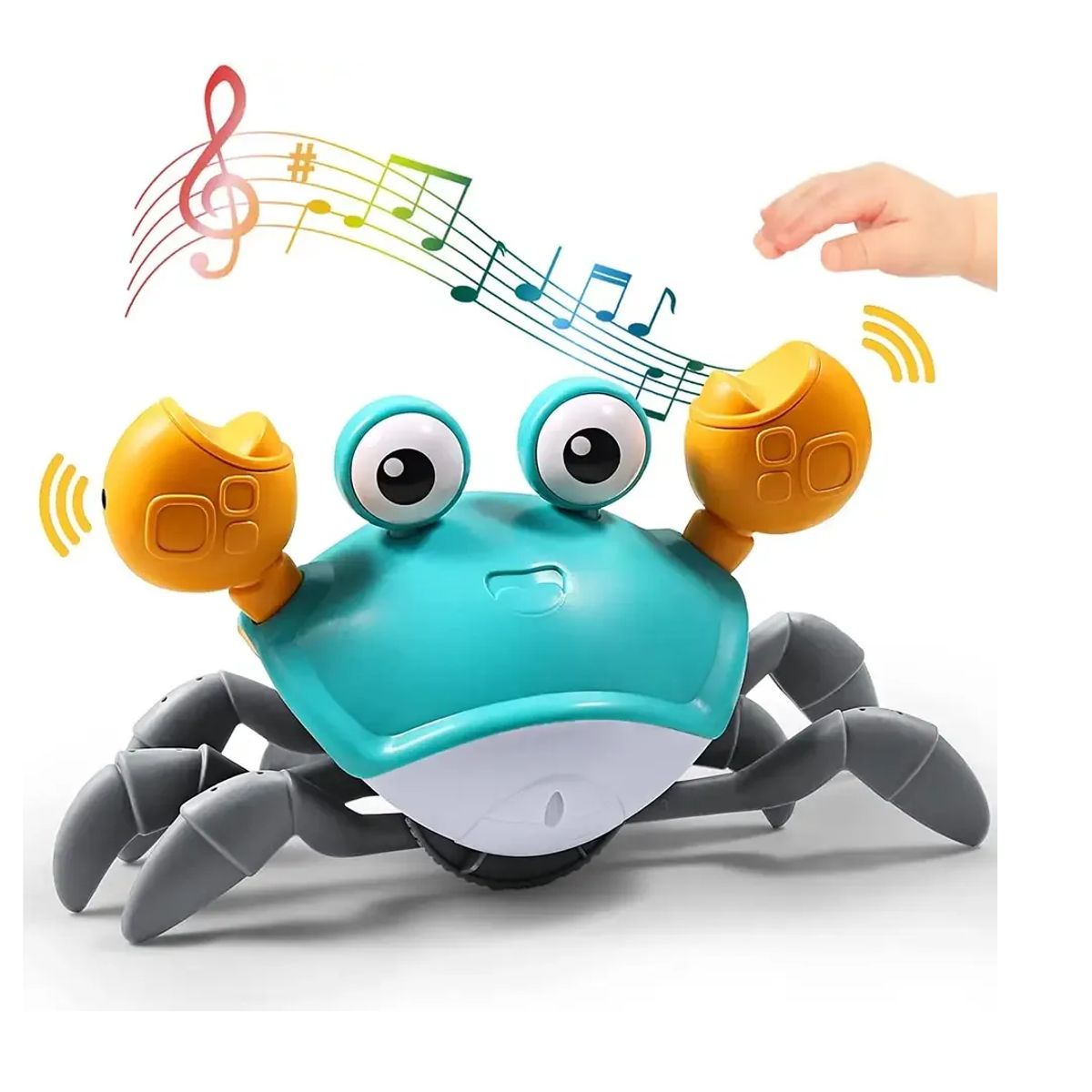 KIDSHOP - Cangrejo Interactivo Bebés Con Música PR567 Verde