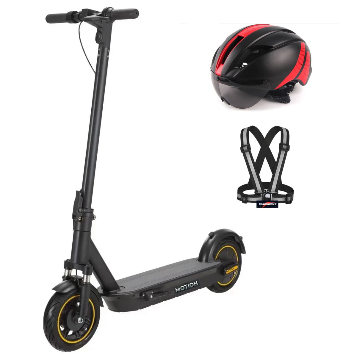 GENERICO - Patineta Eléctrica Inteligente Vel 35 Km/h + Casco Y Chaleco
