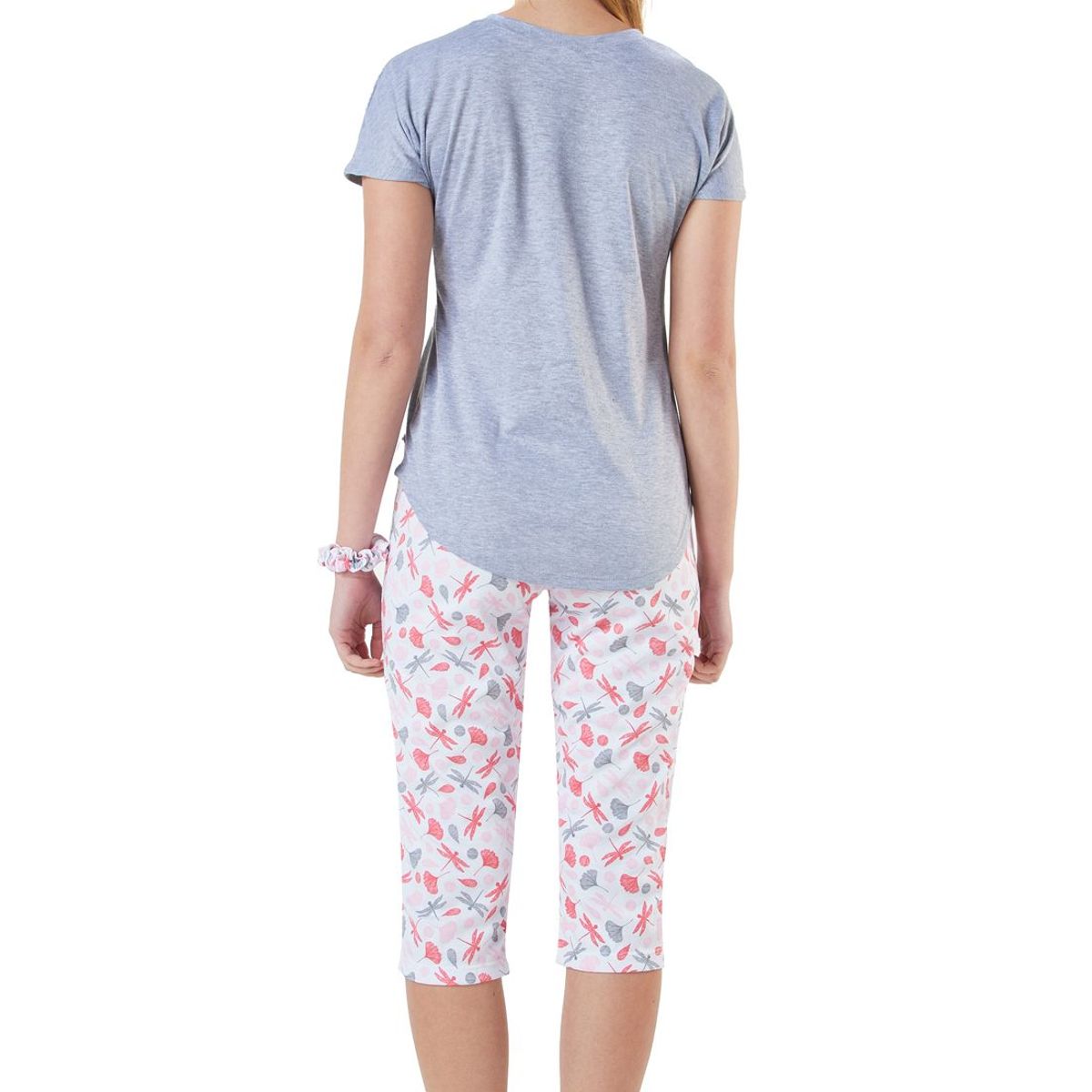 SANTANA - Pijama Capri Mujer Agatha Gris