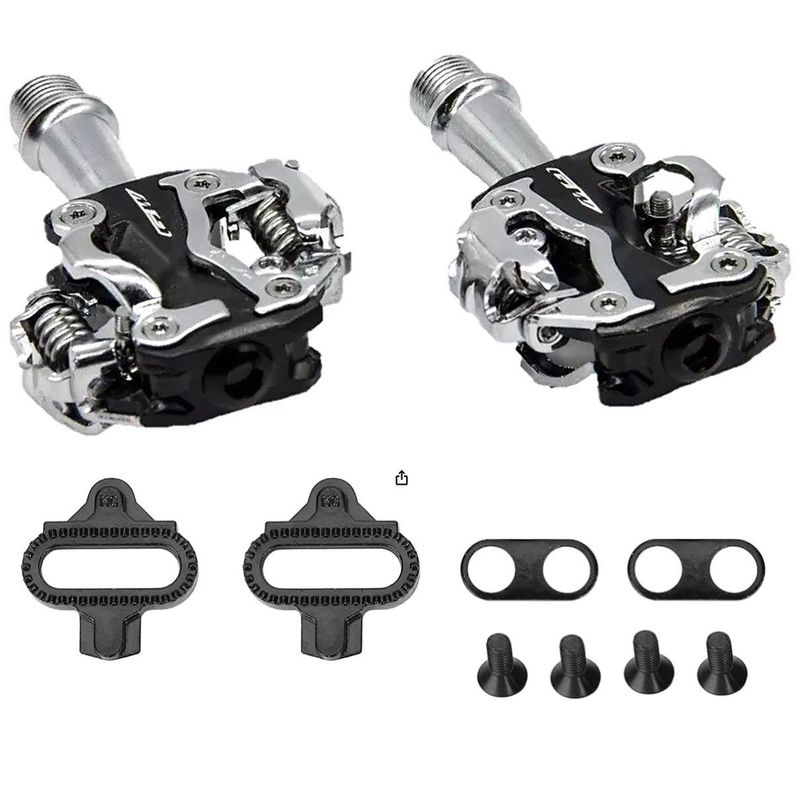 GW - Pedal Gw Chocles Bicicleta Mtb Spinning Calas Spd Automatico