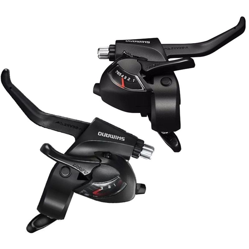 SHIMANO - Palanca Shimano Integrada Freno/cambio 7 V Ef41 Tourney Par