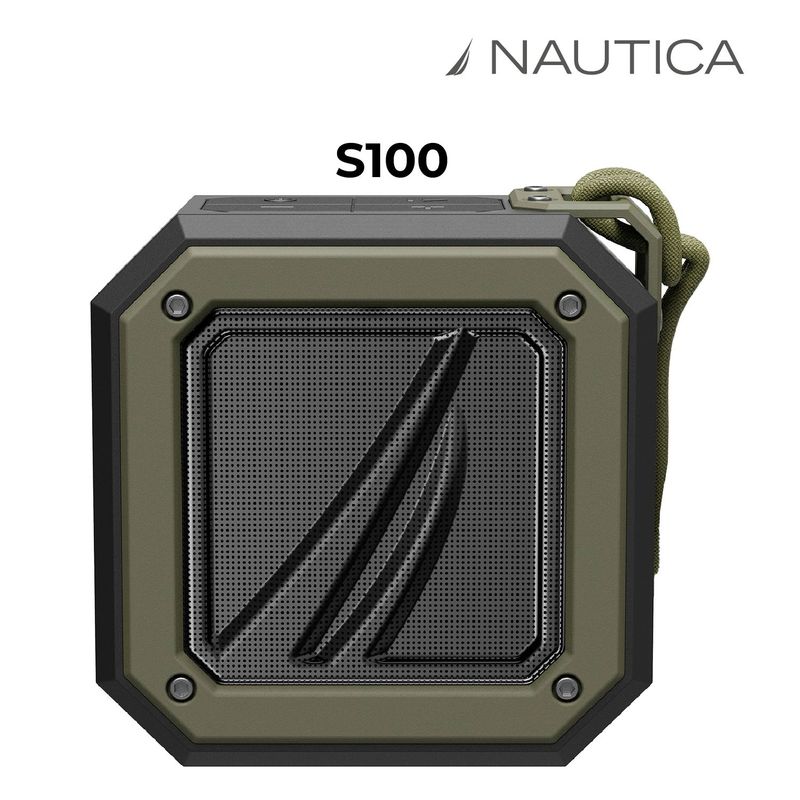 NAUTICA - PARLANTE NAUTICA S100 BLACKKHAKI PORTABLE BLUETOOTH OUTDOOR