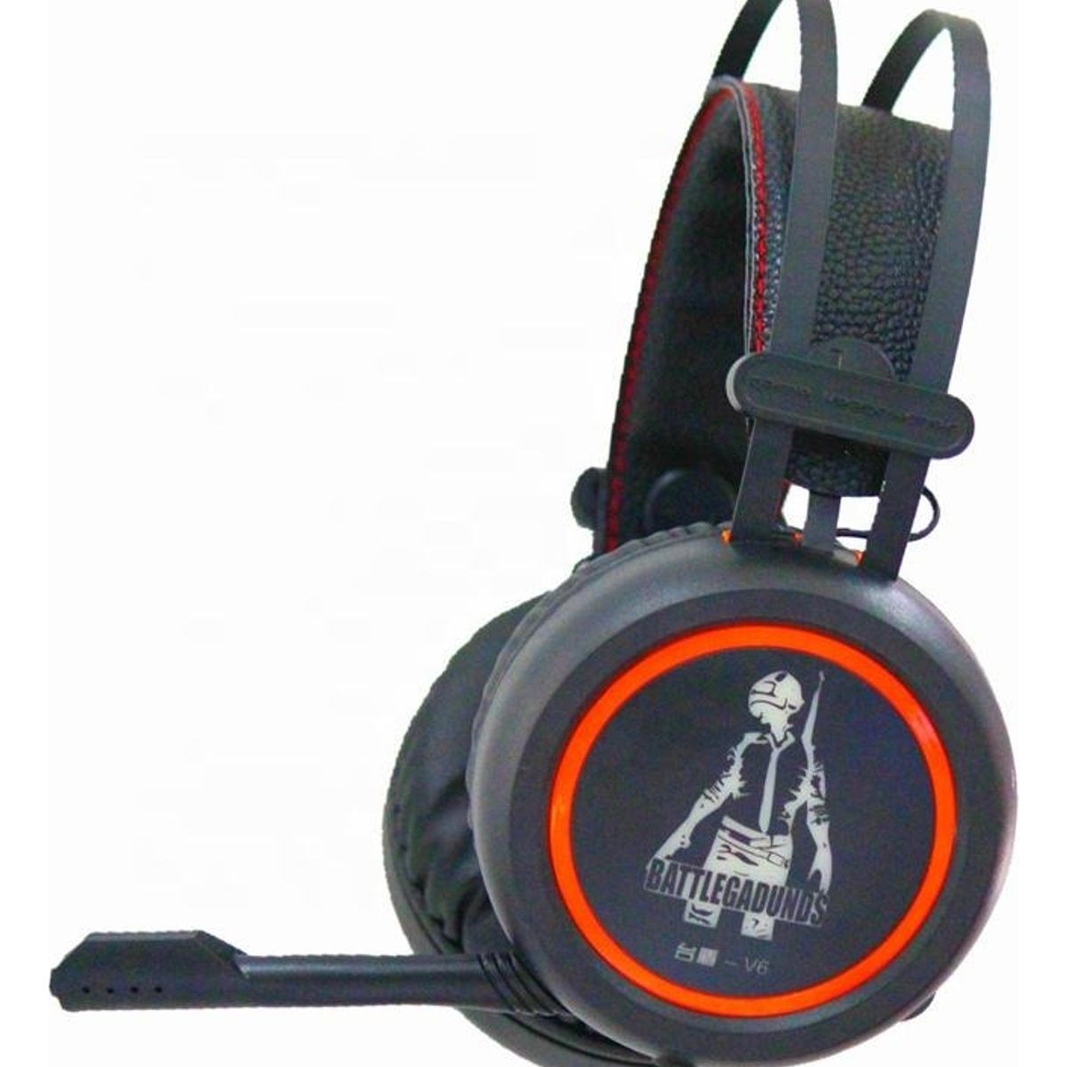 GENERICO - Diadema Gamer V6800 Rgb Súper Bajos.