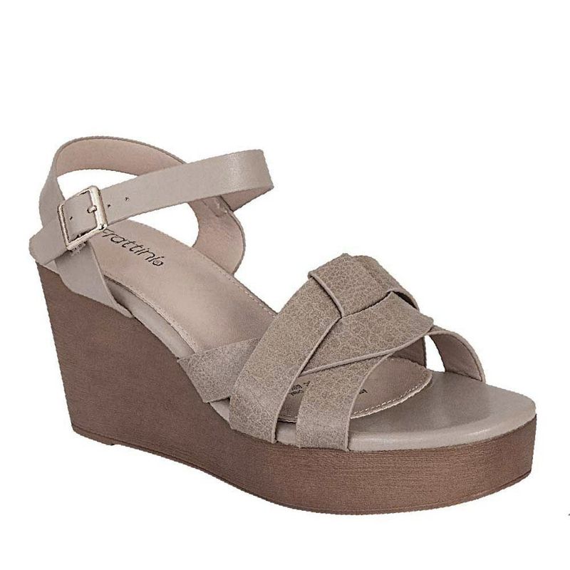 FRATTINI - Plataforma de Mujer marca FRATTINI en Color BEIGE  / SAND.3T8700-10