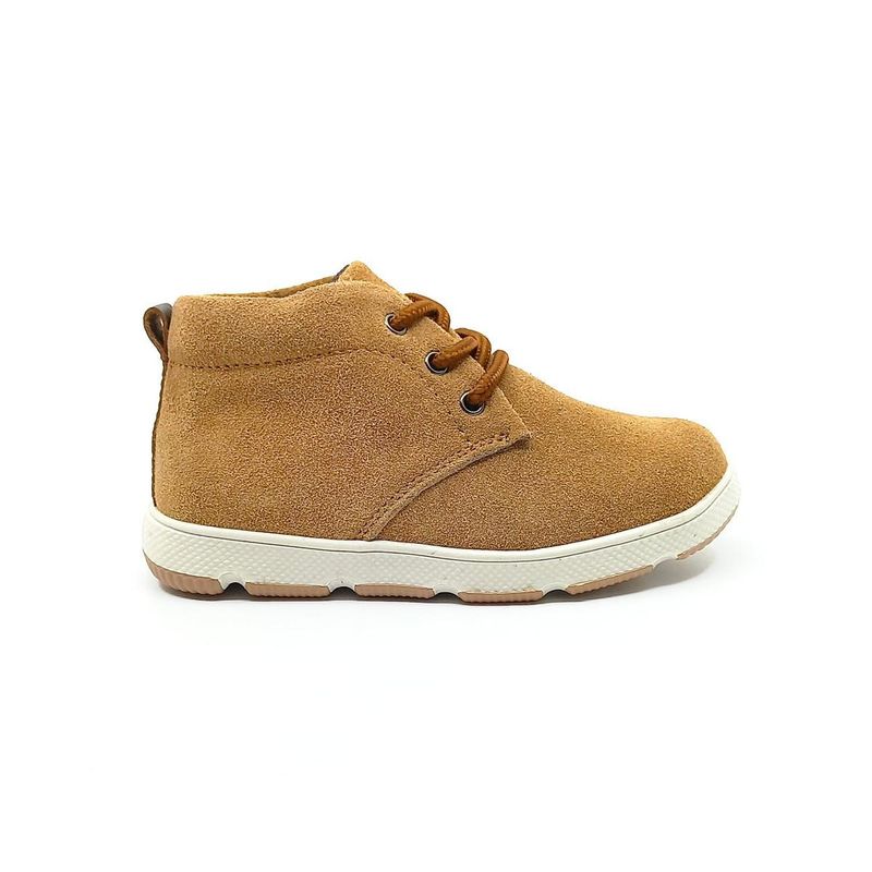 PAPOS - Botines Niños Manny Beige - 100% Cuero - Zapatos Niños PAPOS - Beige