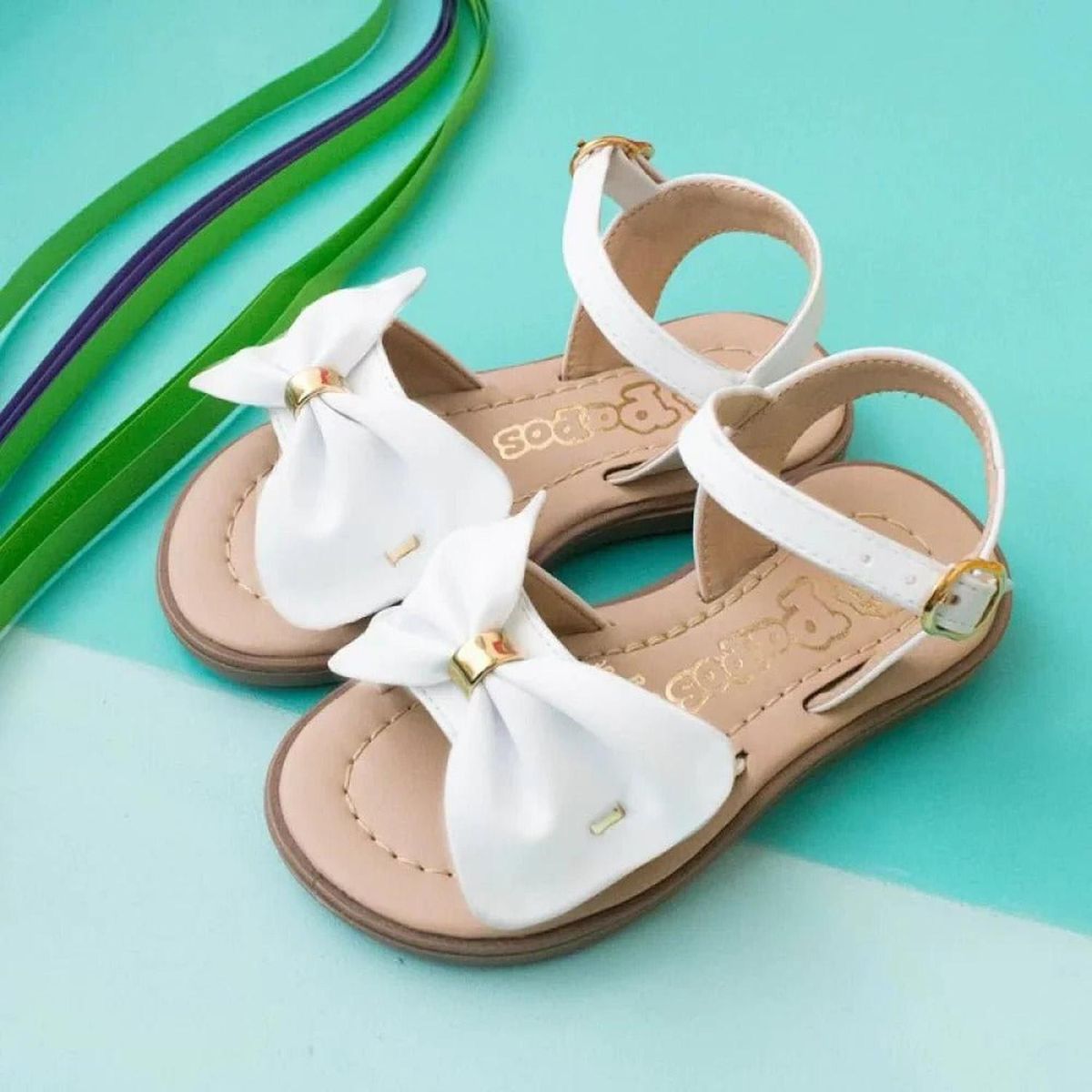 PAPOS - Sandalia Elegance Blanca - Sandalias Niñas PAPOS - Crema